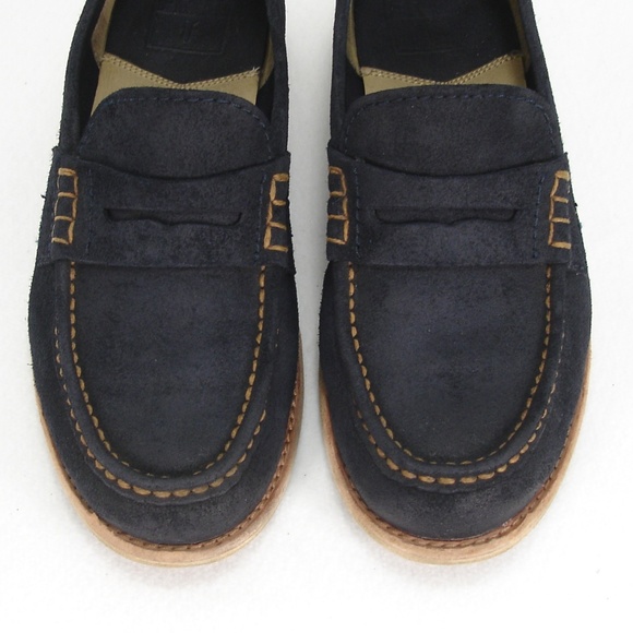 FRYE GREG CLASSIC PENNY LOAFER WAXED SUEDE 7.5 main image 5